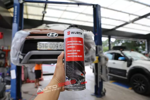 Hyundai i20 Active Nâu phủ gầm wurth - chống gỉ - cách âm xe